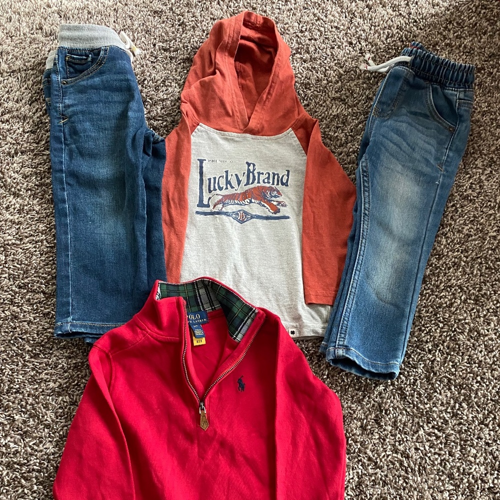 2T Polo Ralph Lauren, Lucky Brand, Cat & Jack Lot